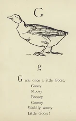 De letter G
